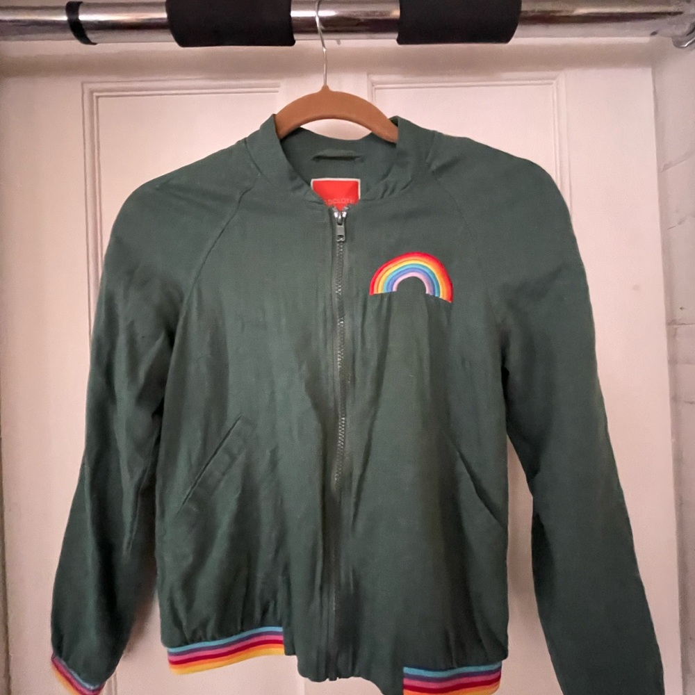 ModCloth Sage Green Jacket XXS